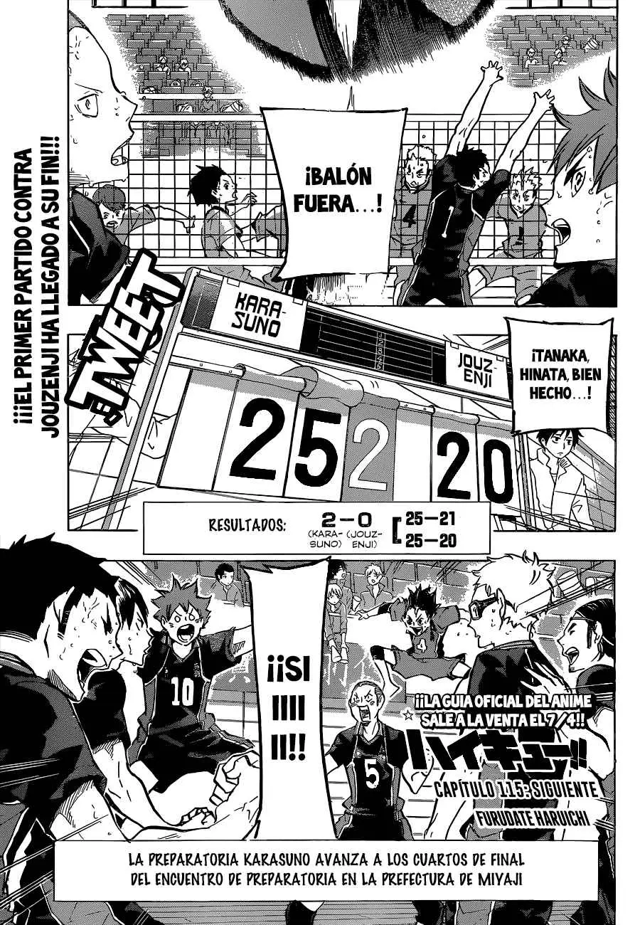 Haikyu!! capítulo 115, página 2