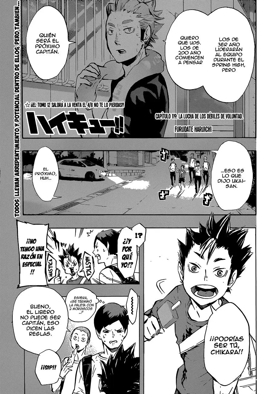 Haikyu!! capítulo 119, página 2