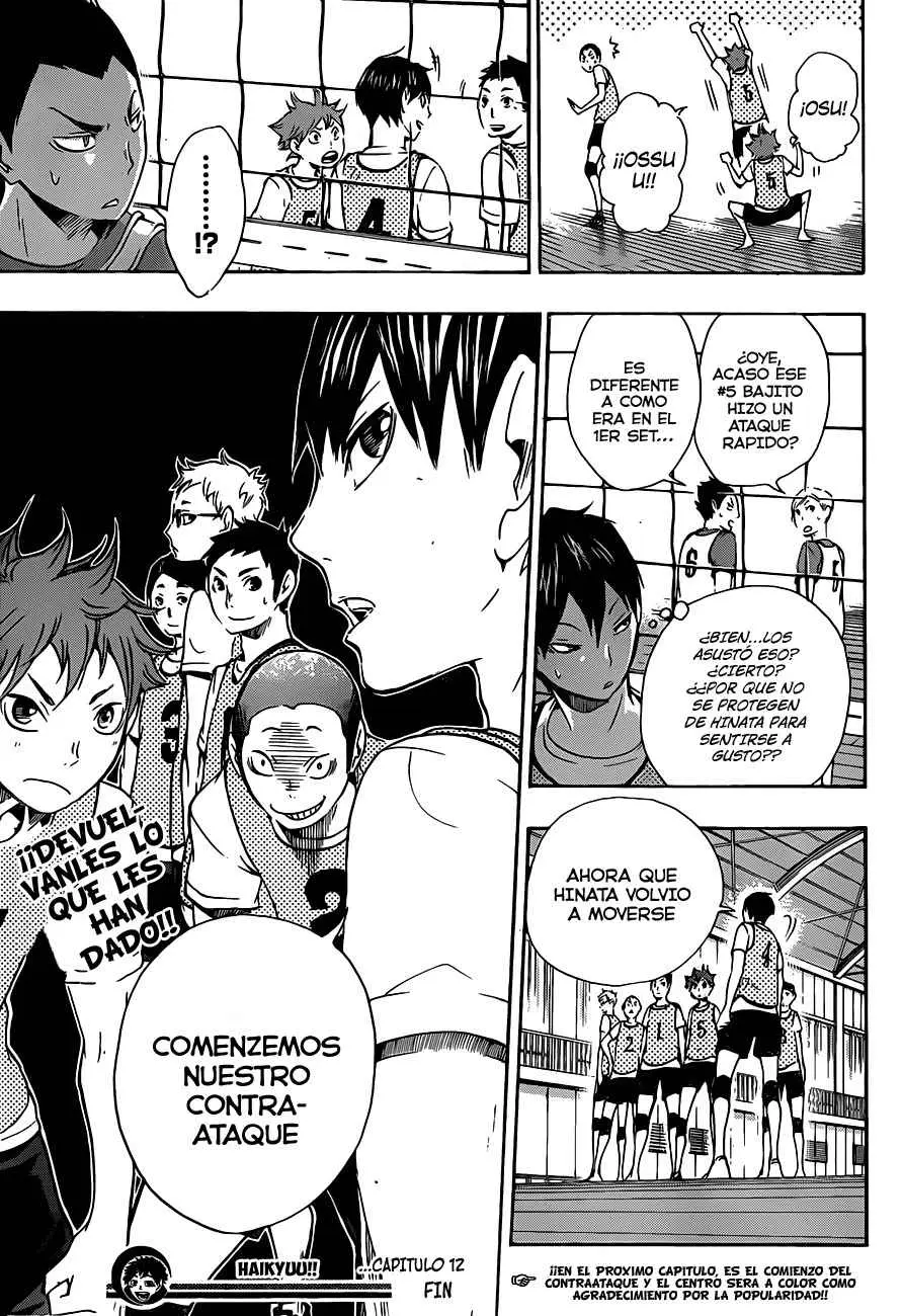 Haikyu!! capítulo 12, página 20