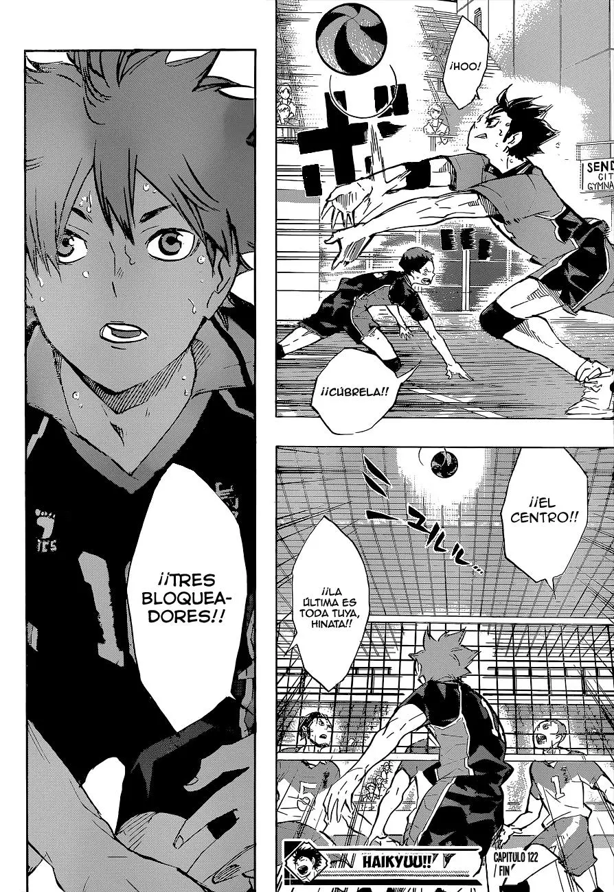 Haikyu!! capítulo 122, página 18