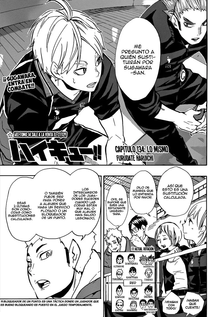 Haikyu!! capítulo 134, página 2
