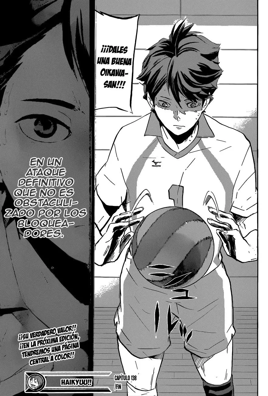 Haikyu!! capítulo 138, página 19