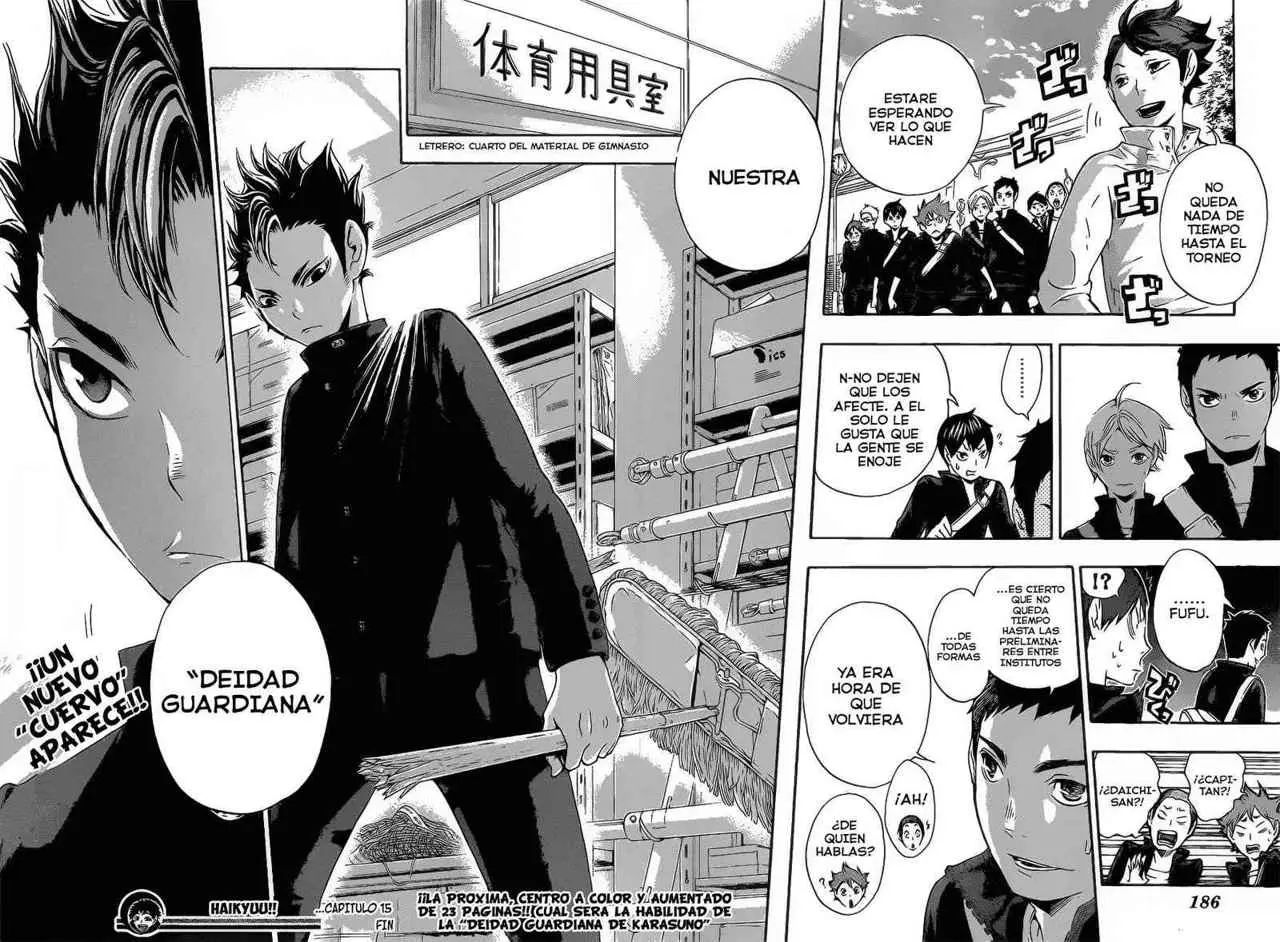 Haikyu!! capítulo 15, página 19