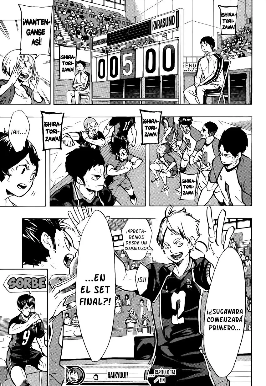 Haikyu!! capítulo 174, página 18