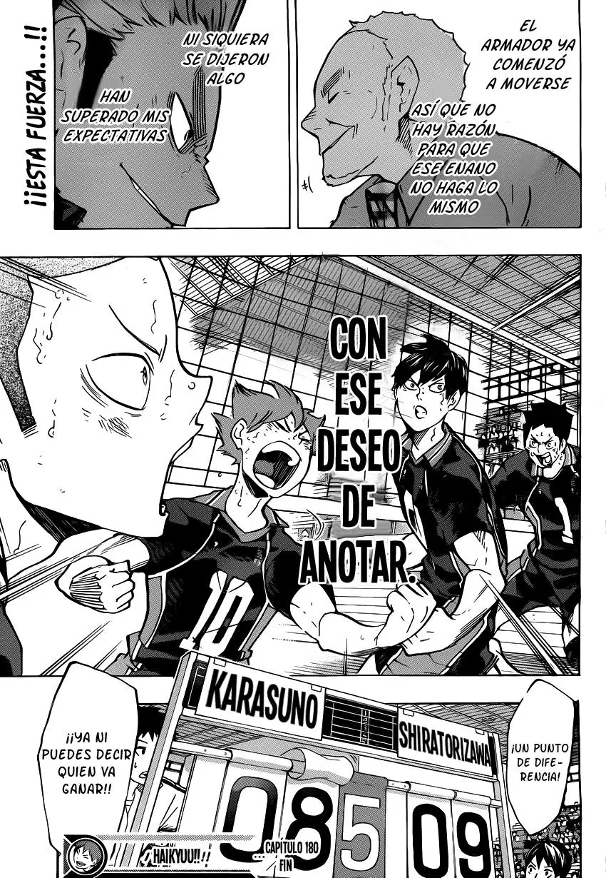 Haikyu!! capítulo 180, página 19
