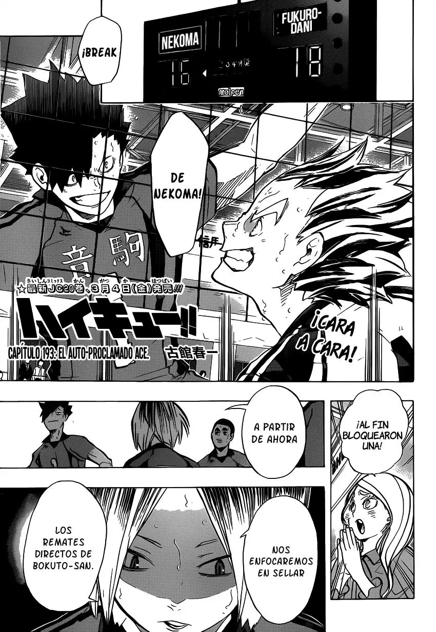 Haikyu!! capítulo 193, página 2