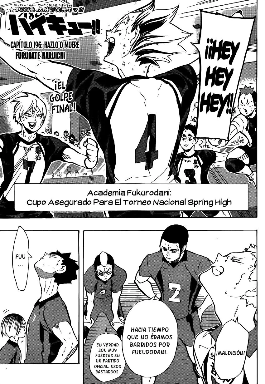 Haikyu!! capítulo 196, página 2