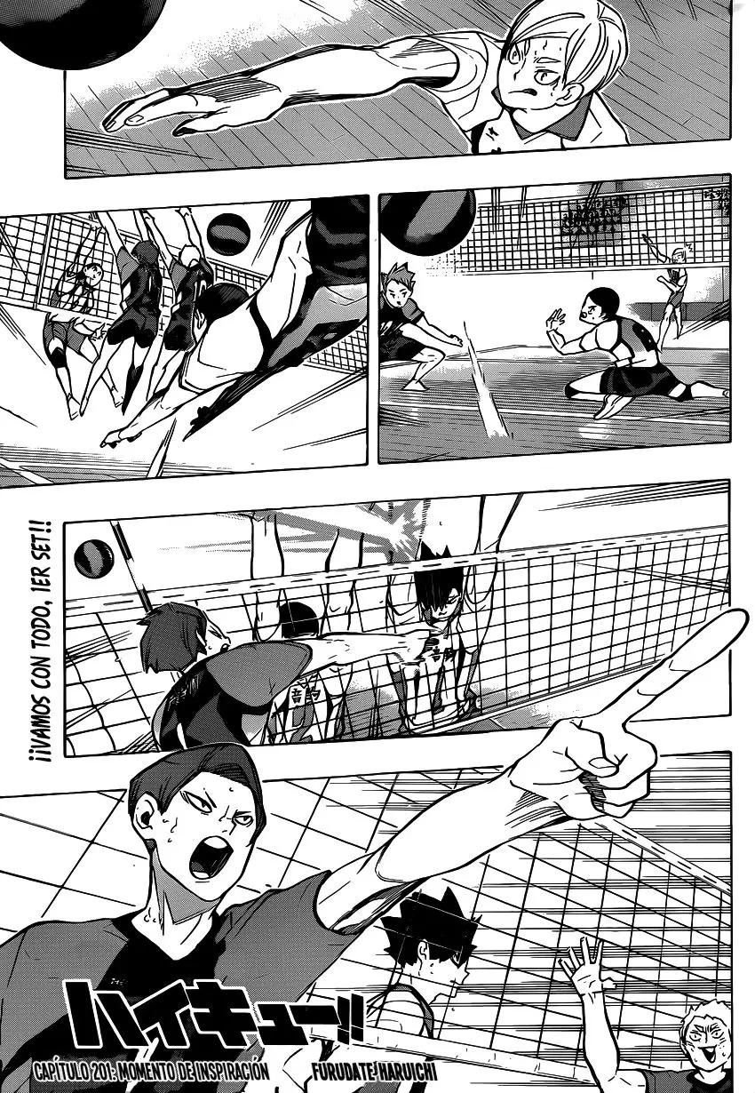 Haikyu!! capítulo 201, página 2
