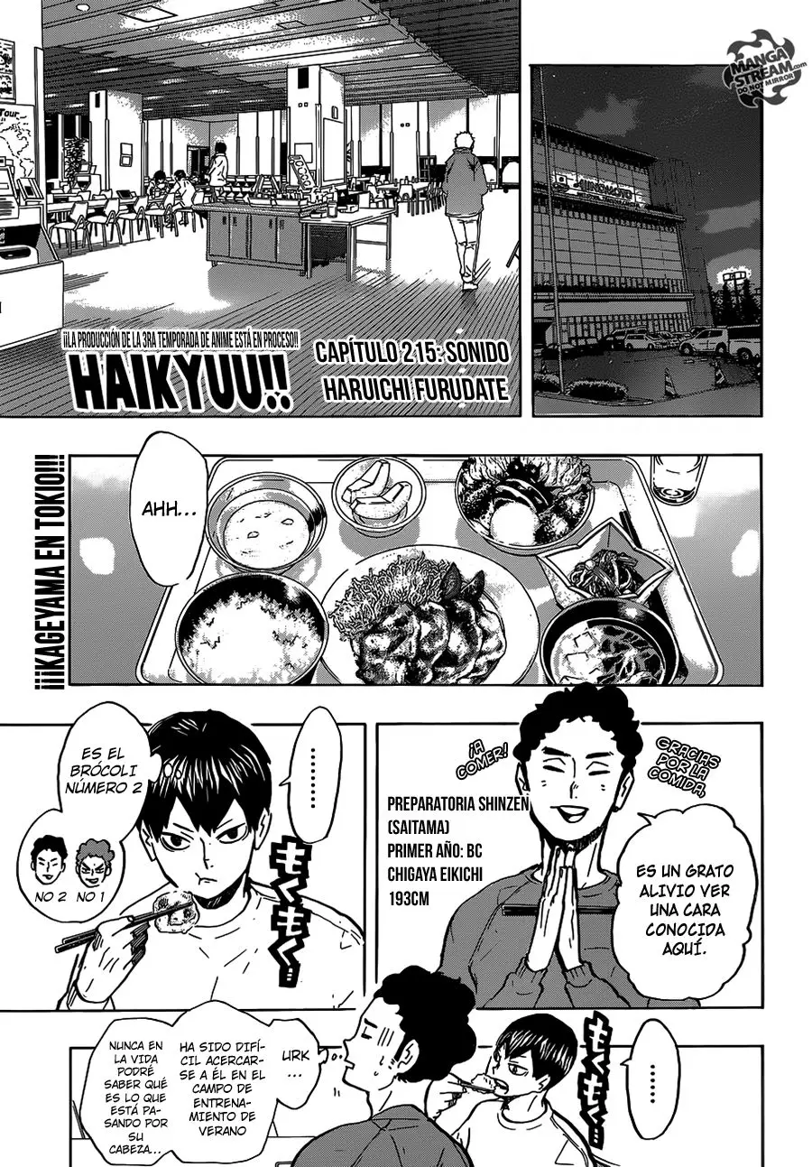 Haikyu!! capítulo 215, página 3