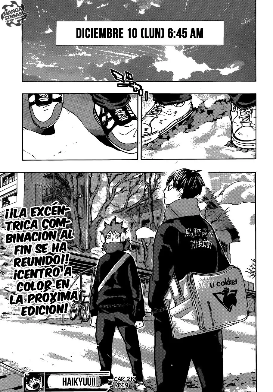Haikyu!! capítulo 219, página 21