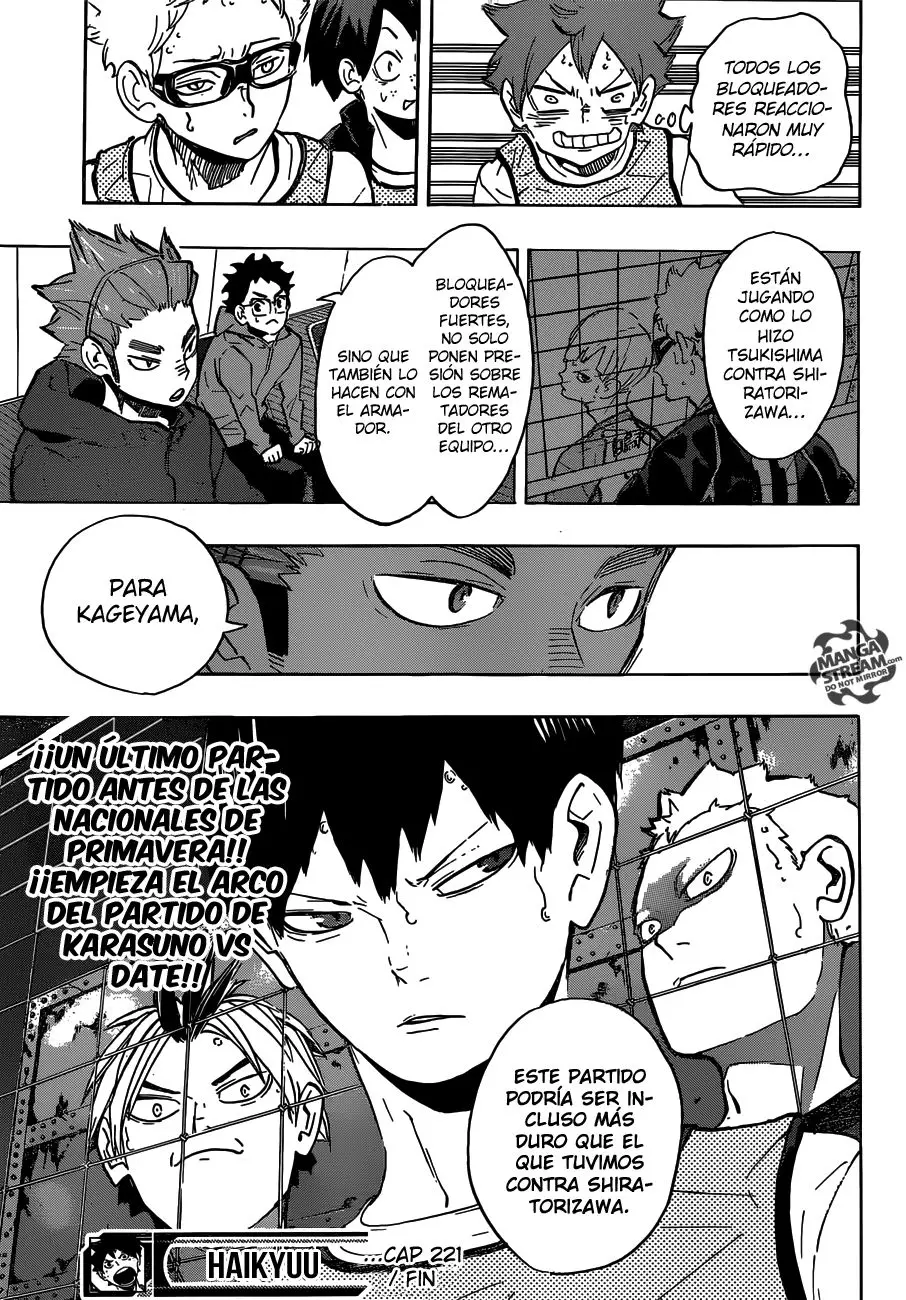 Haikyu!! capítulo 221, página 17