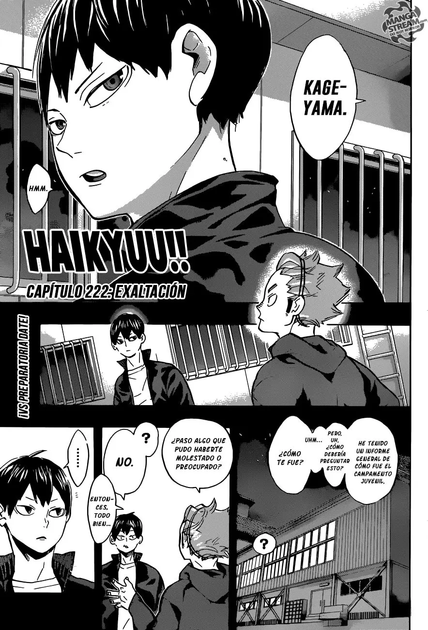 Haikyu!! capítulo 222, página 2