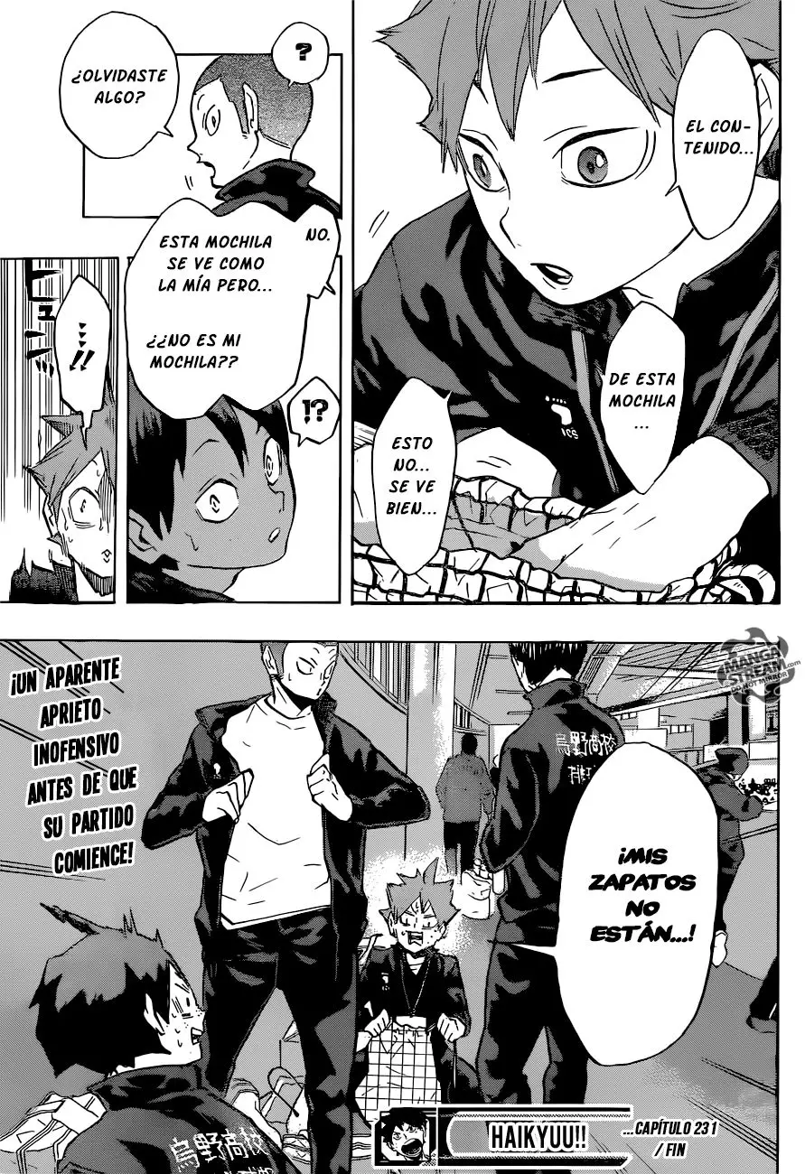 Haikyu!! capítulo 231, página 18