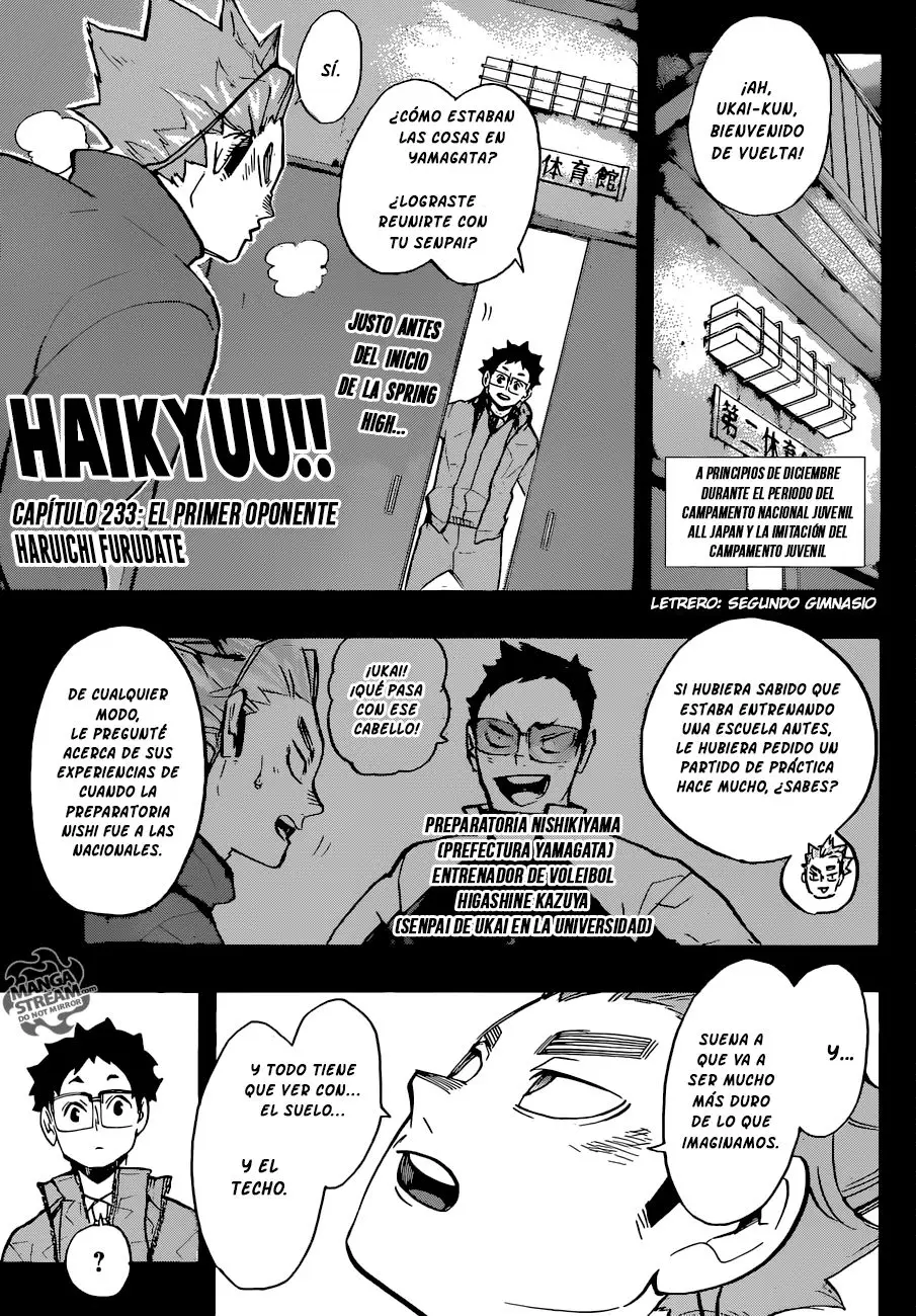 Haikyu!! capítulo 233, página 2