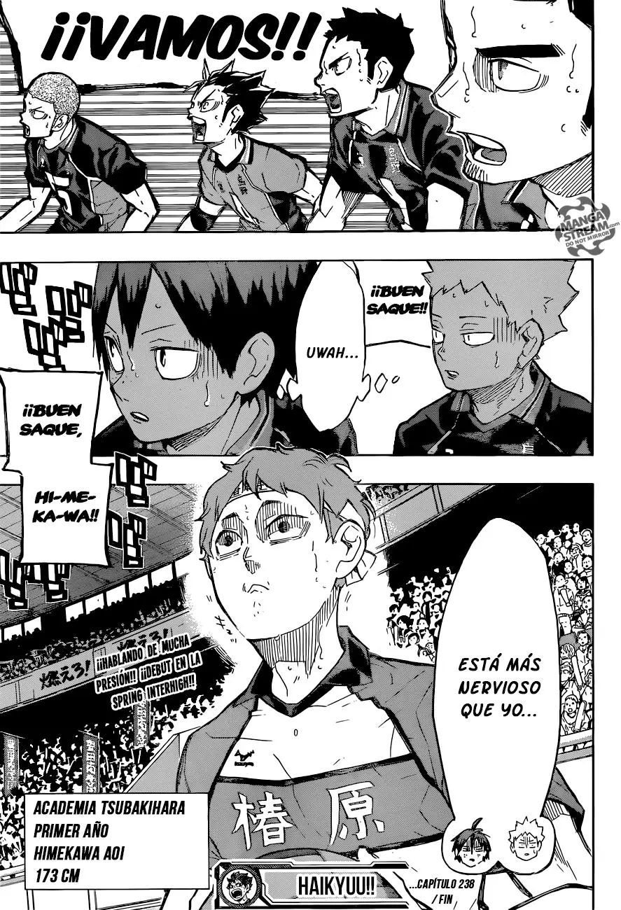Haikyu!! capítulo 238, página 20