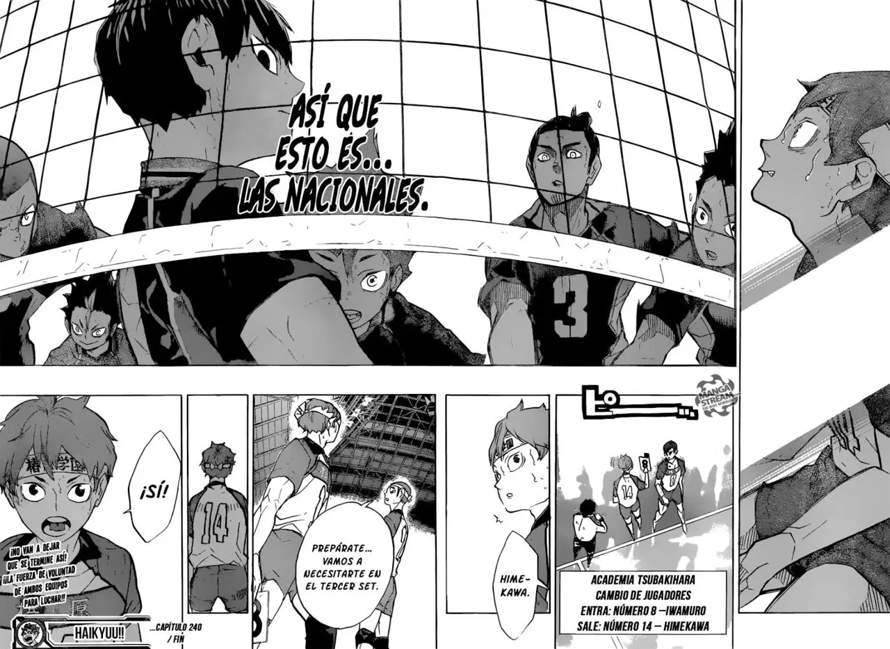 Haikyu!! capítulo 240, página 19