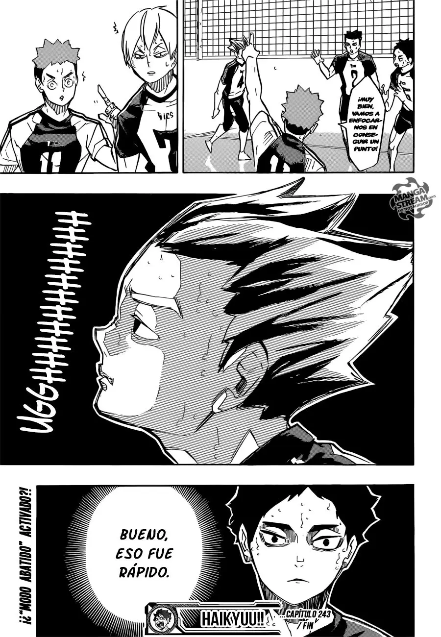 Haikyu!! capítulo 243, página 20