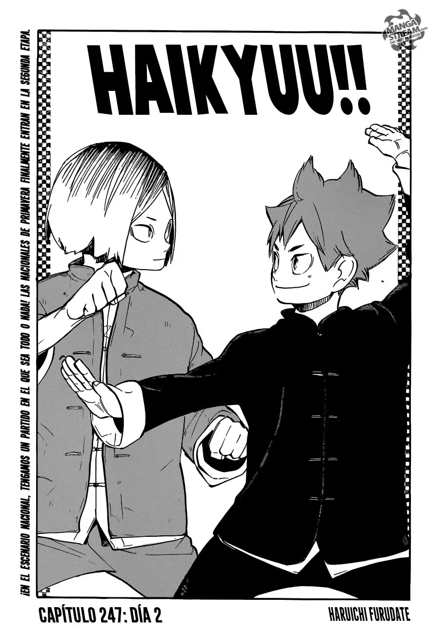 Haikyu!! capítulo 247, página 2