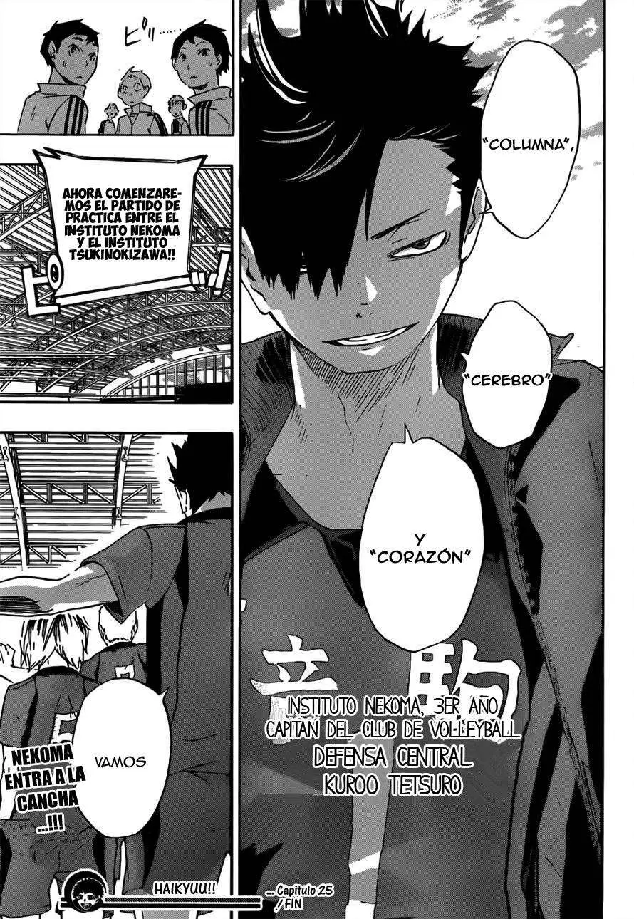 Haikyu!! capítulo 25, página 21