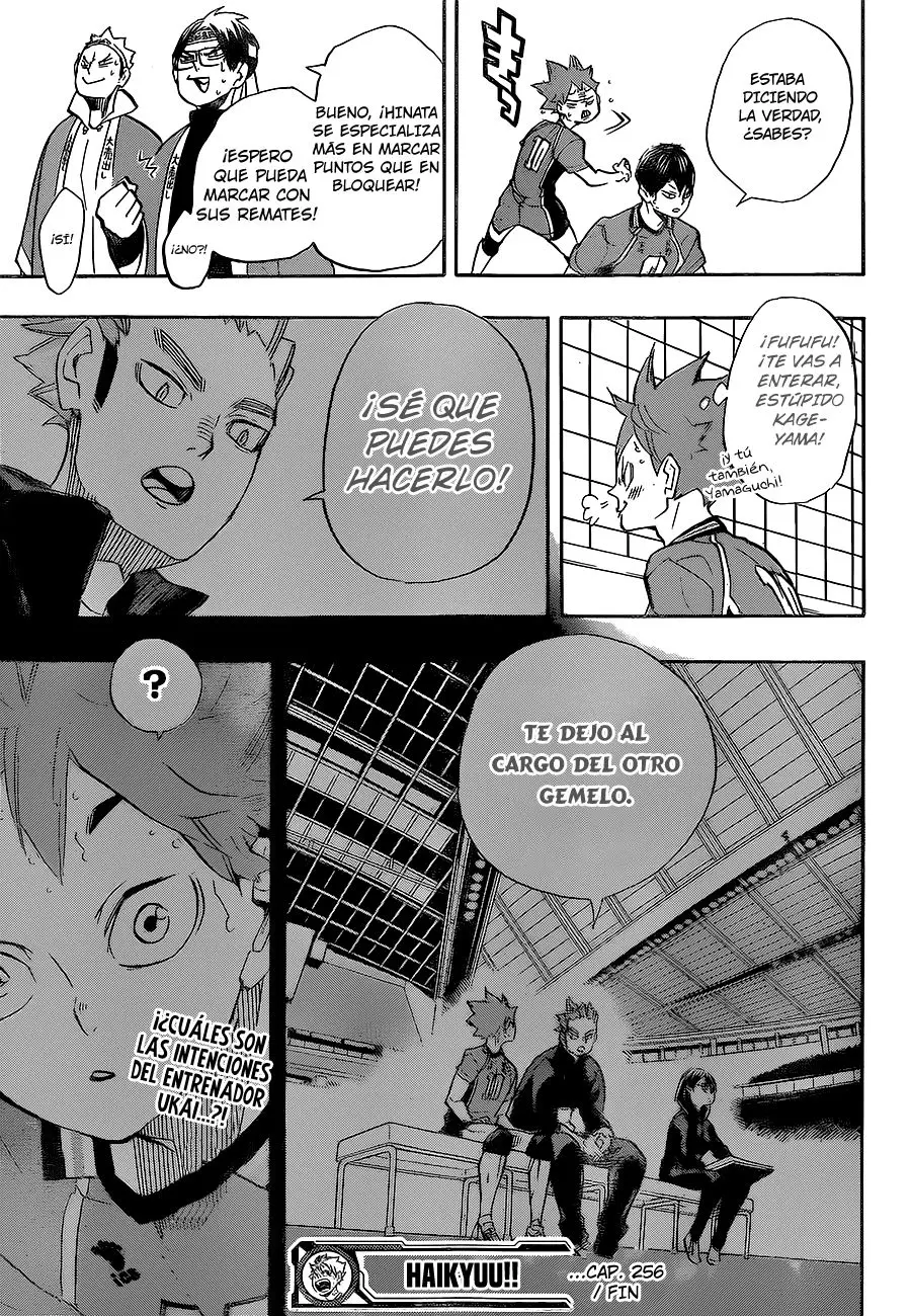 Haikyu!! capítulo 256, página 19