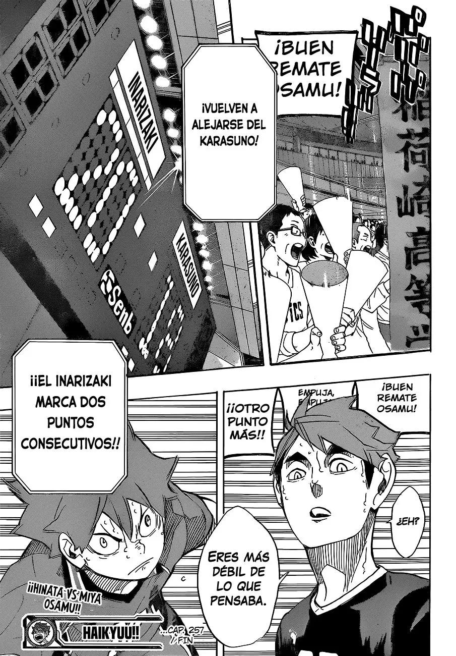 Haikyu!! capítulo 257, página 19