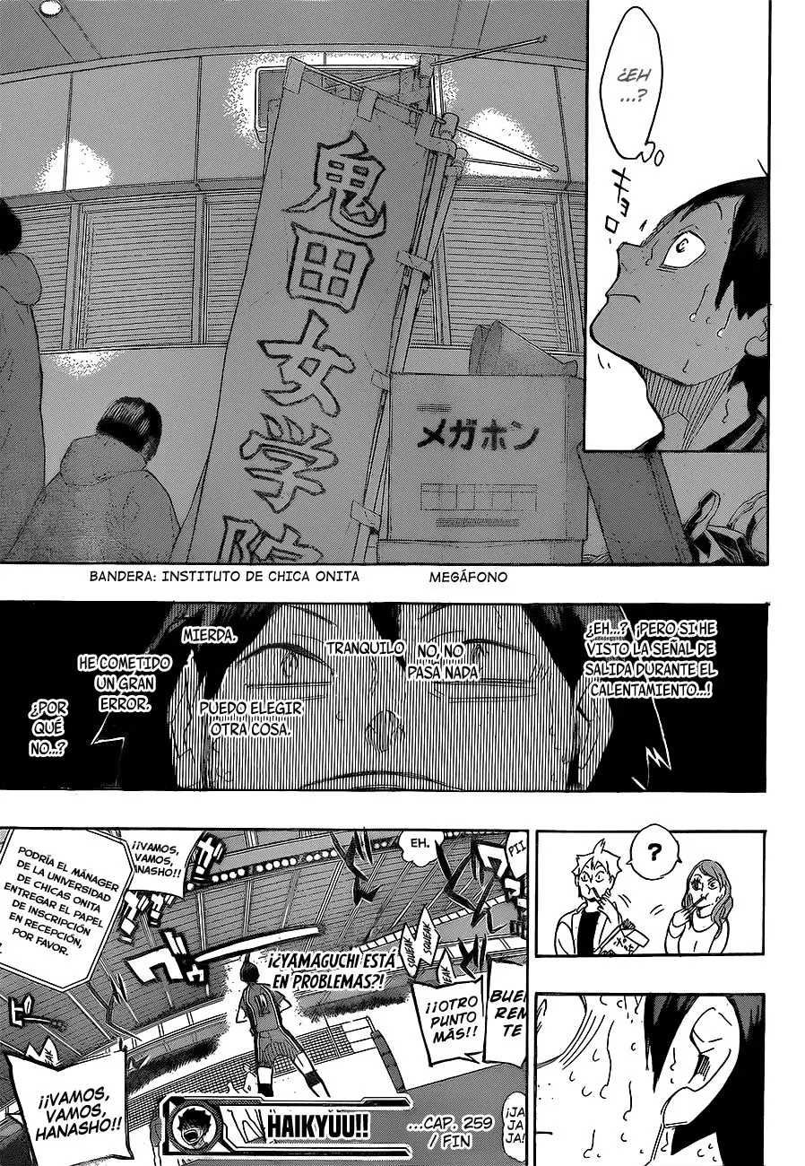 Haikyu!! capítulo 259, página 20