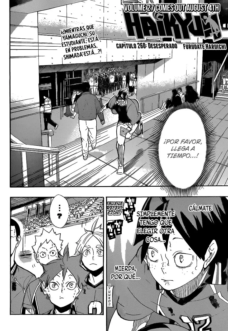 Haikyu!! capítulo 260, página 3