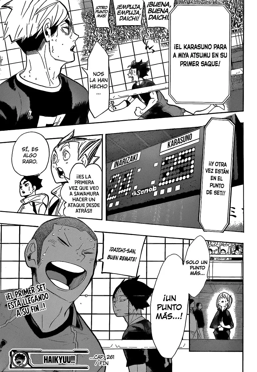 Haikyu!! capítulo 261, página 19