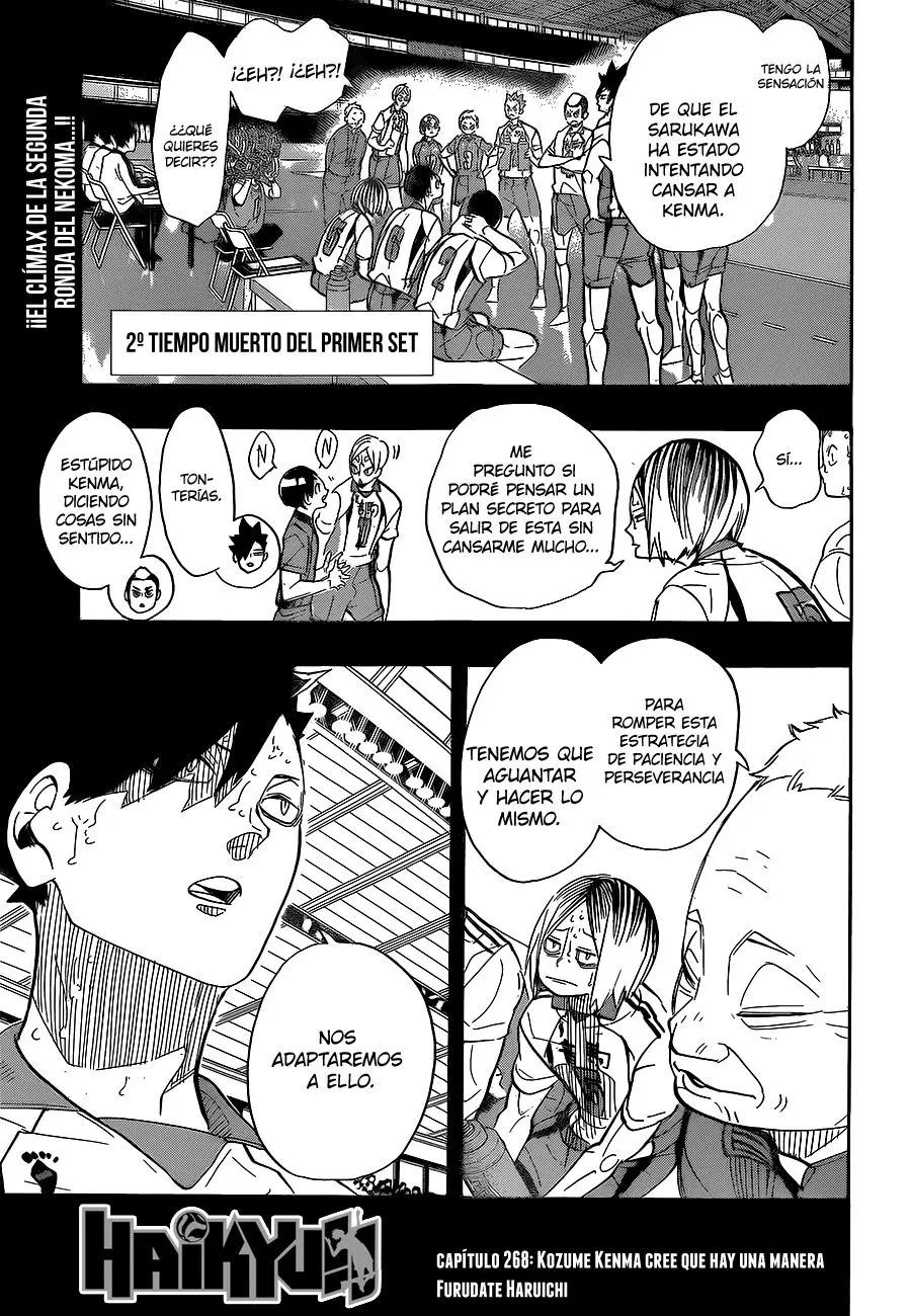 Haikyu!! capítulo 268, página 2