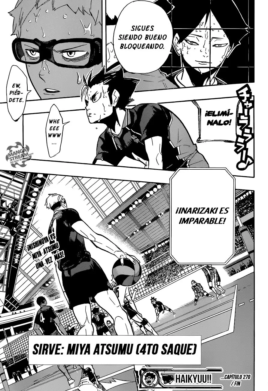 Haikyu!! capítulo 270, página 20