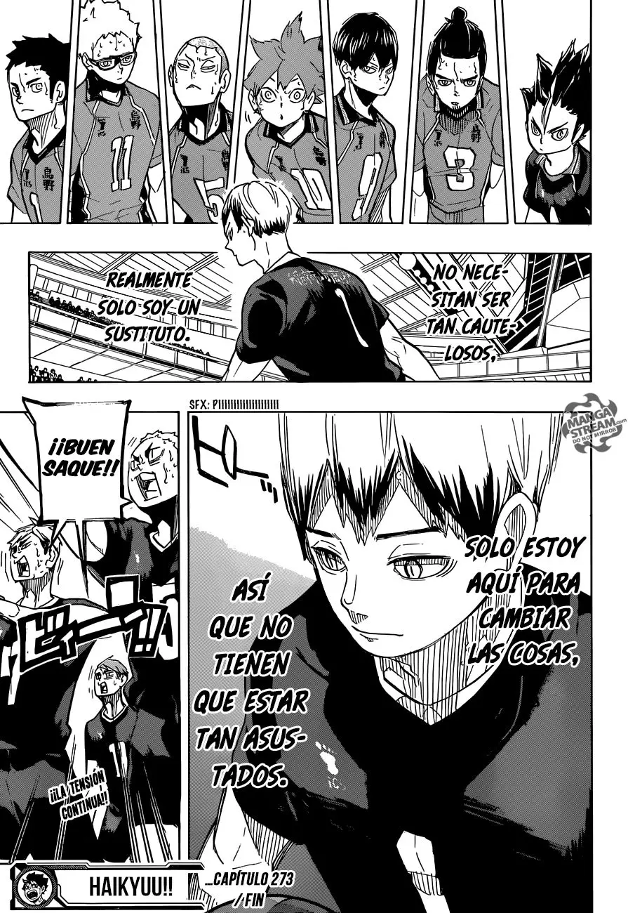 Haikyu!! capítulo 273, página 19