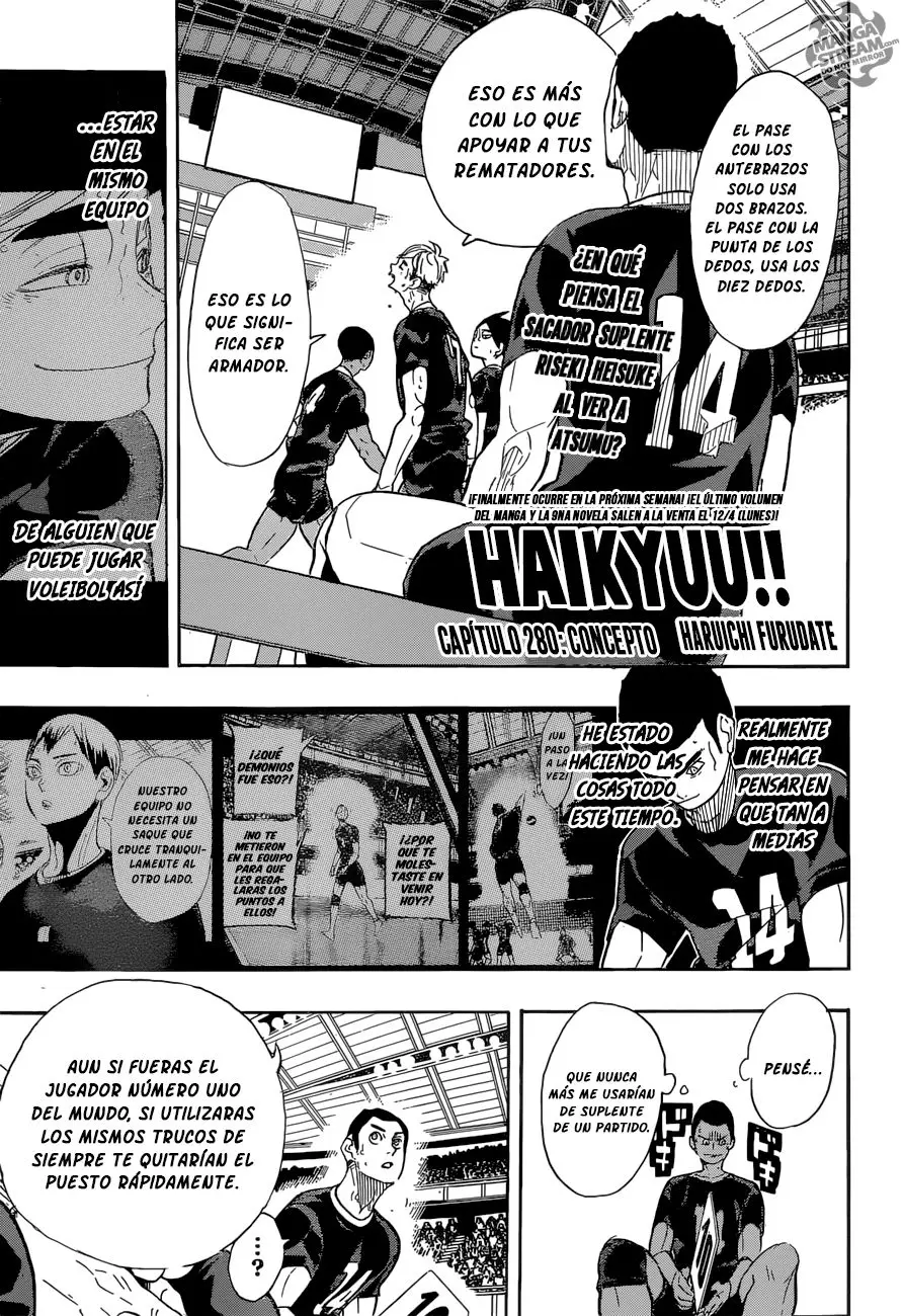 Haikyu!! capítulo 280, página 2