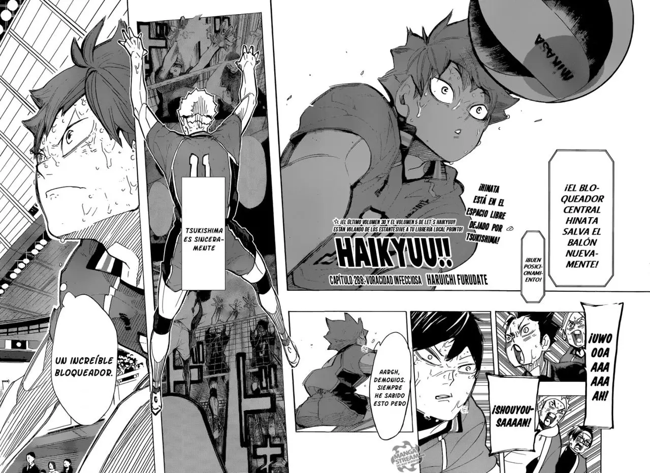Haikyu!! capítulo 288, página 3