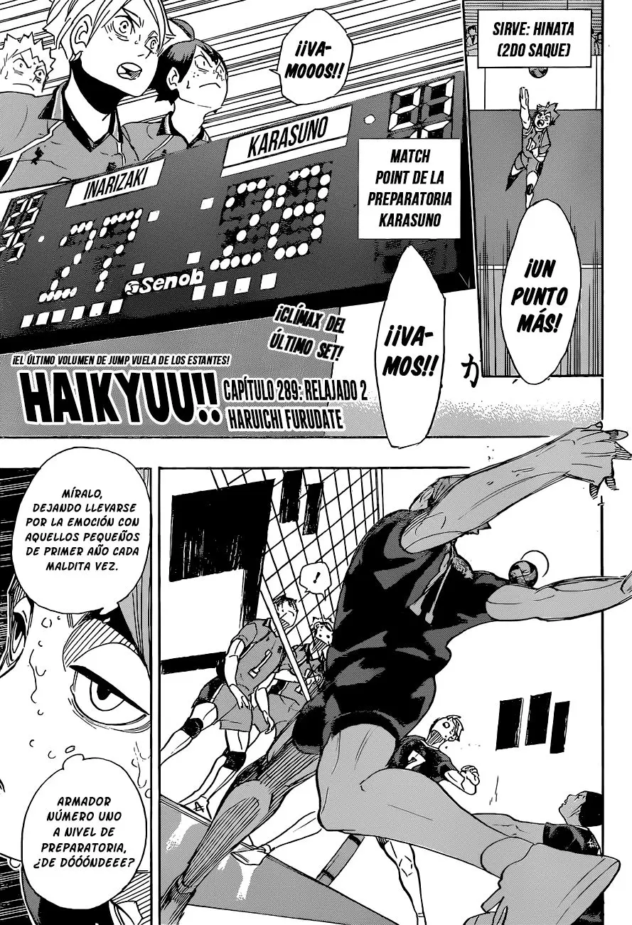 Haikyu!! capítulo 289, página 2