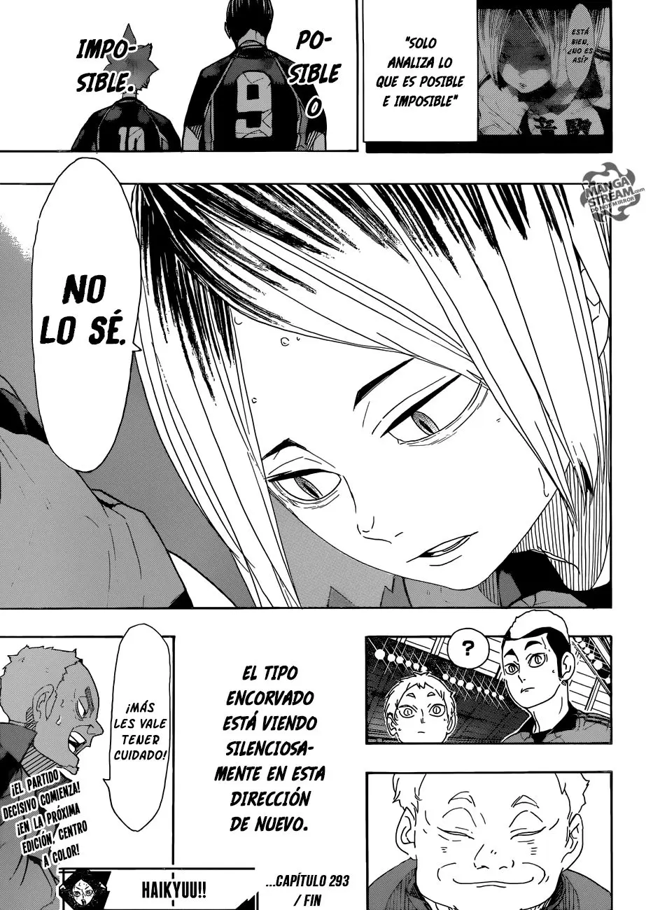 Haikyu!! capítulo 293, página 18