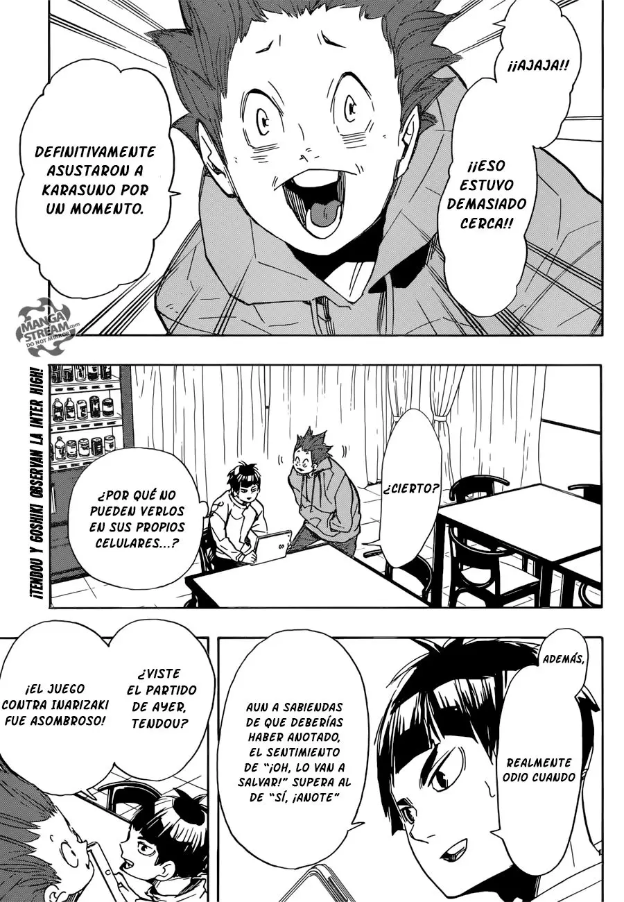 Haikyu!! capítulo 301, página 3