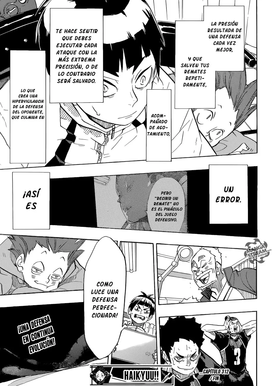 Haikyu!! capítulo 312, página 18