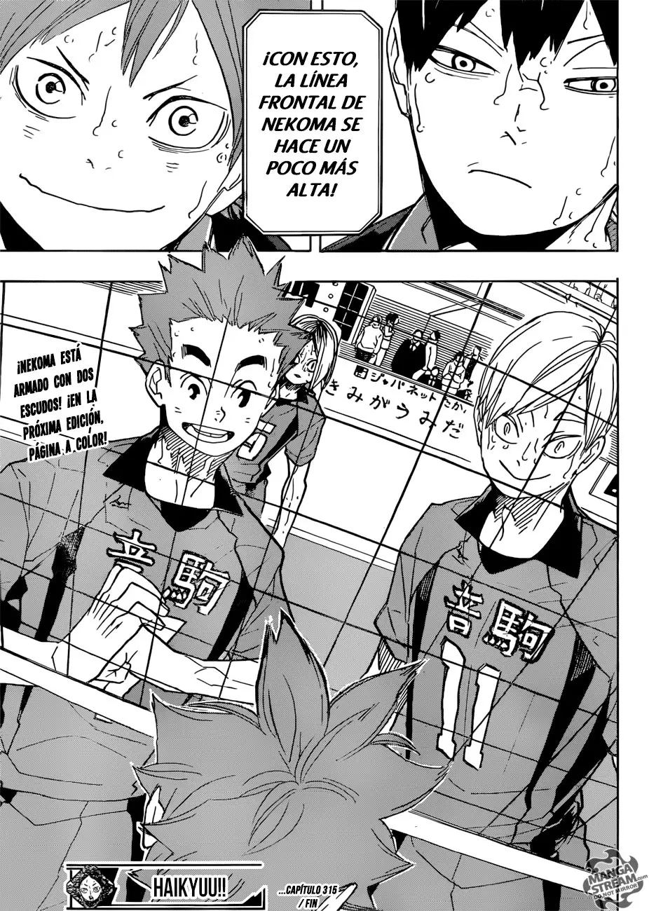 Haikyu!! capítulo 315, página 18