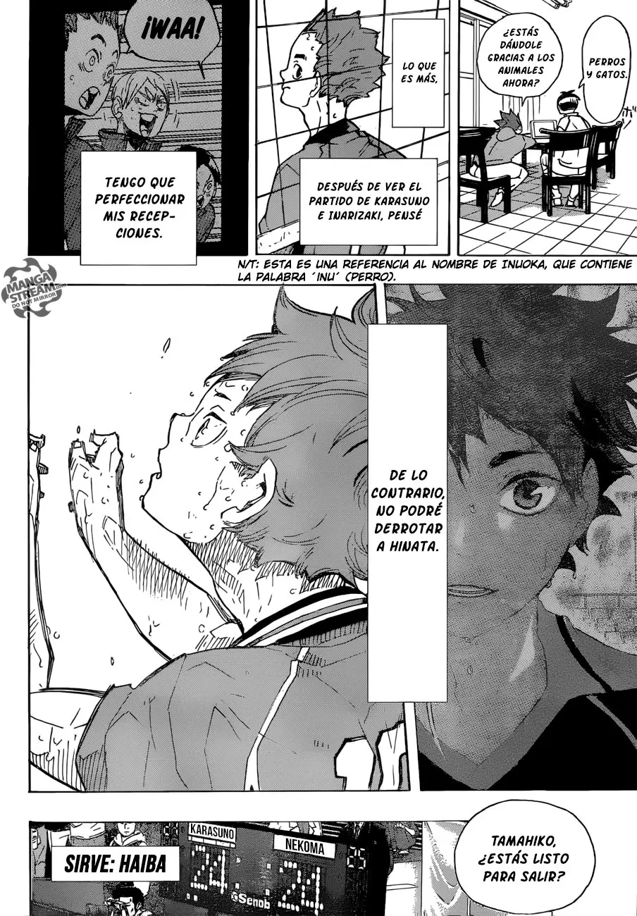 Haikyu!! capítulo 316, página 18