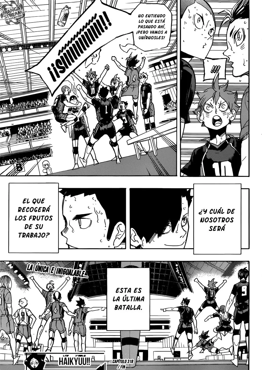 Haikyu!! capítulo 318, página 20
