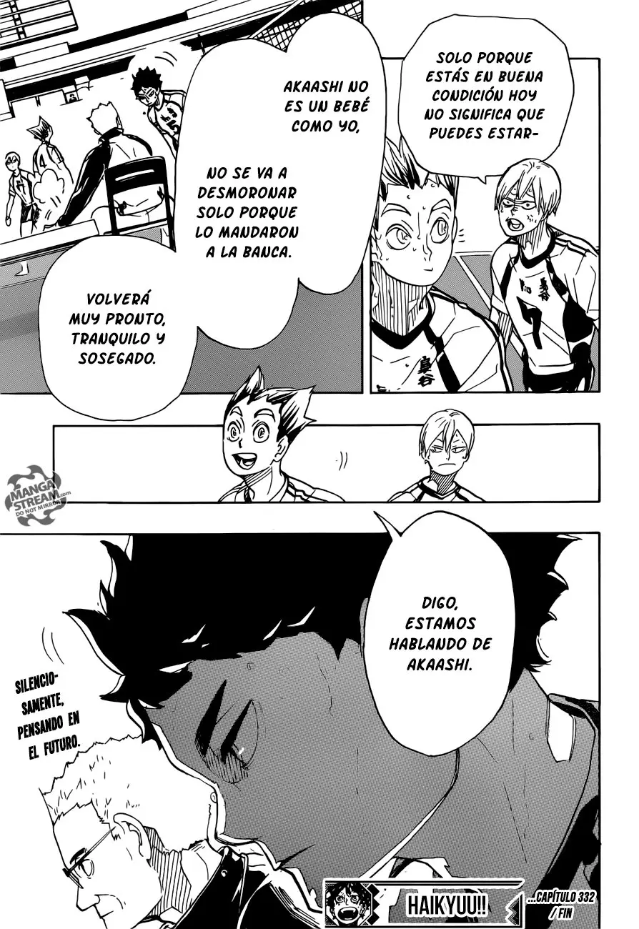 Haikyu!! capítulo 332, página 18