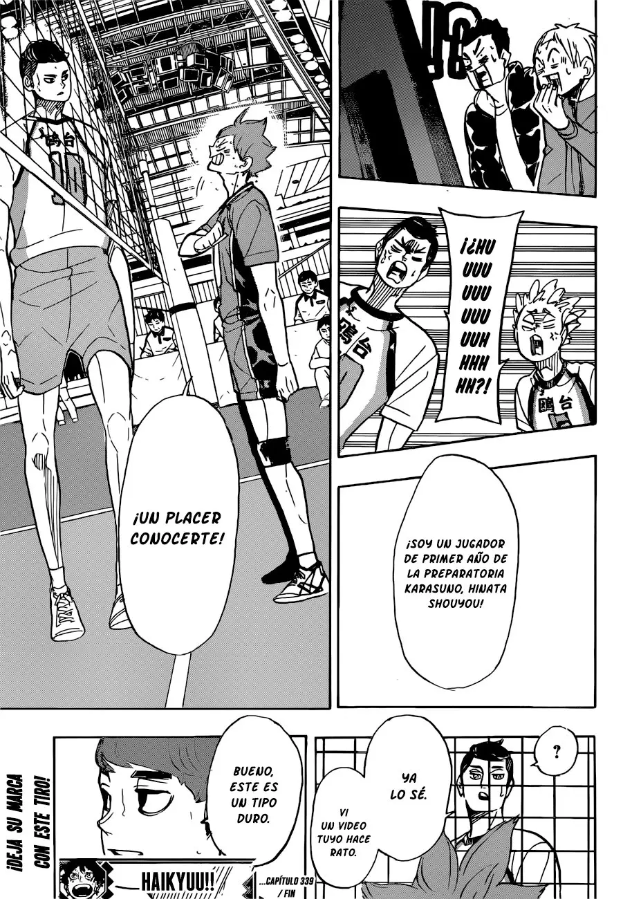 Haikyu!! capítulo 339, página 18