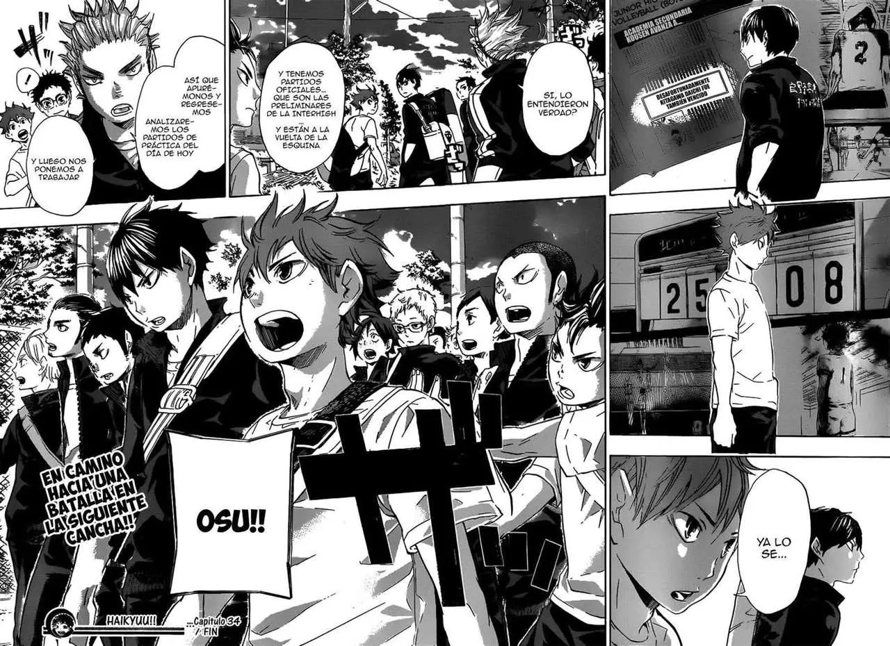Haikyu!! capítulo 34, página 18