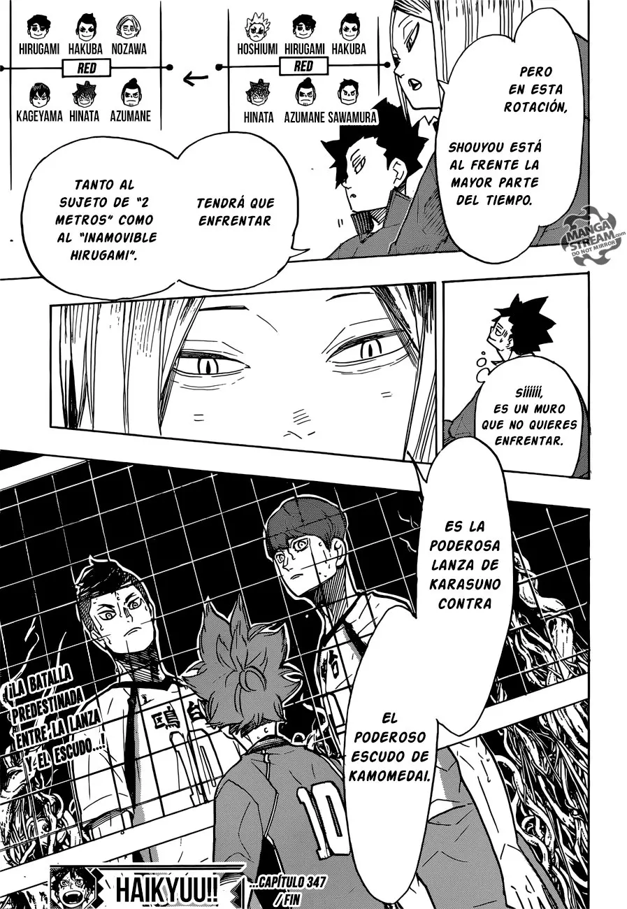 Haikyu!! capítulo 347, página 18