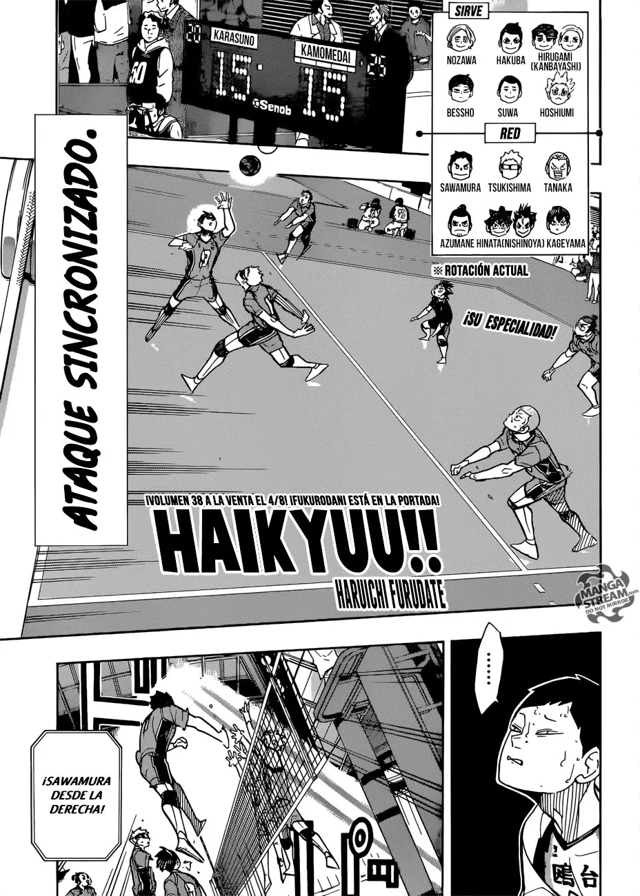 Haikyu!! capítulo 351, página 2