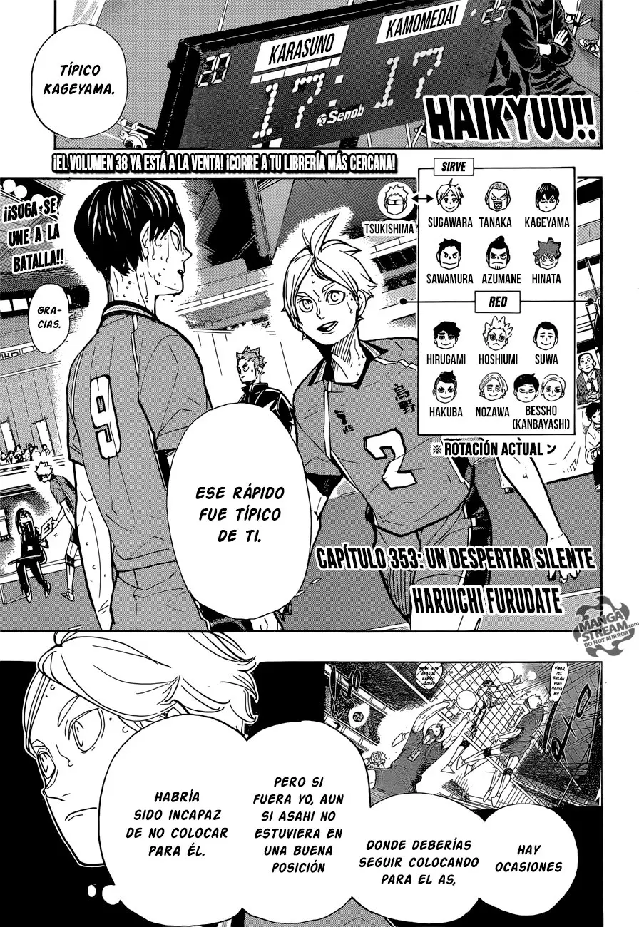 Haikyu!! capítulo 353, página 2