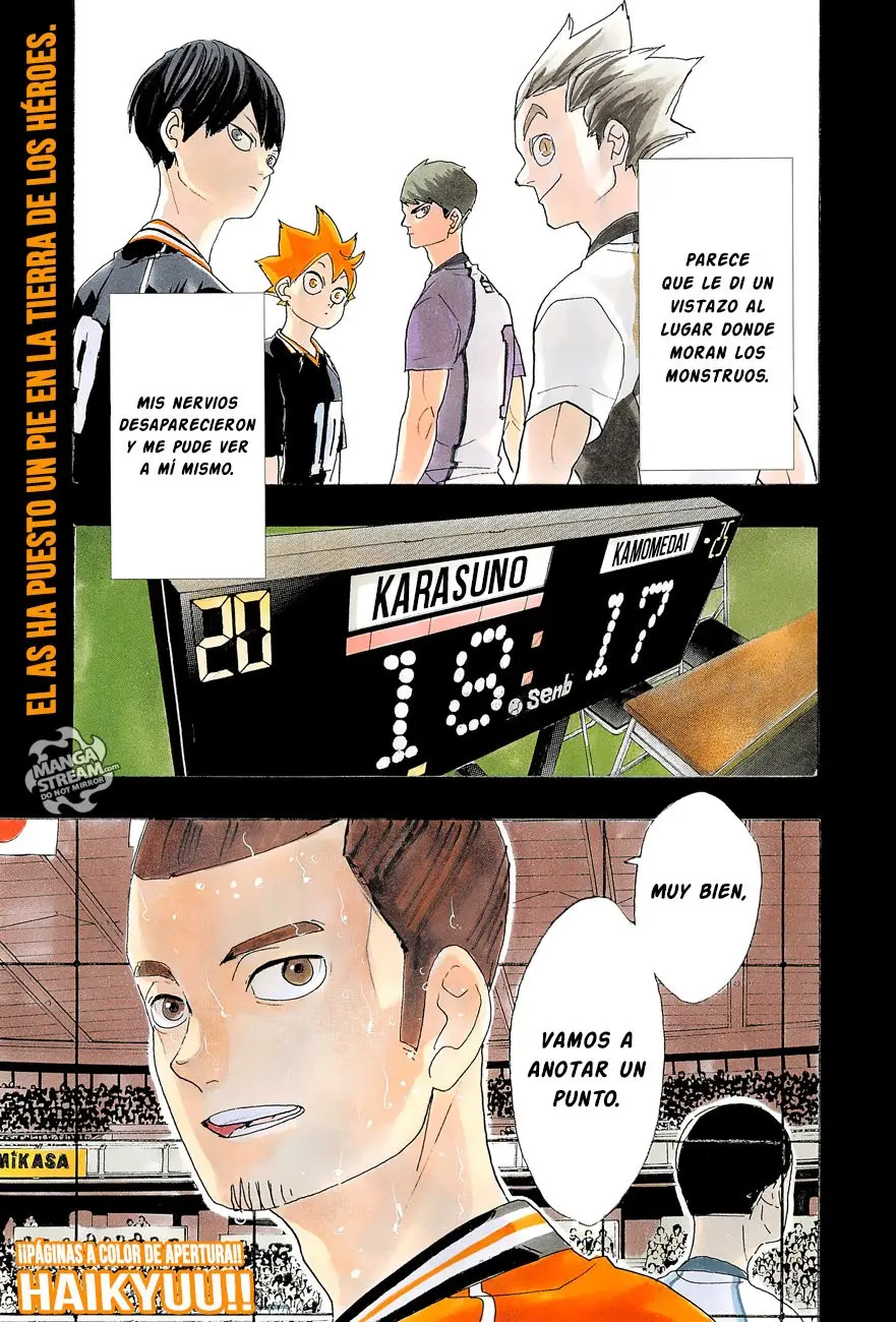 Haikyu!! capítulo 354, página 3