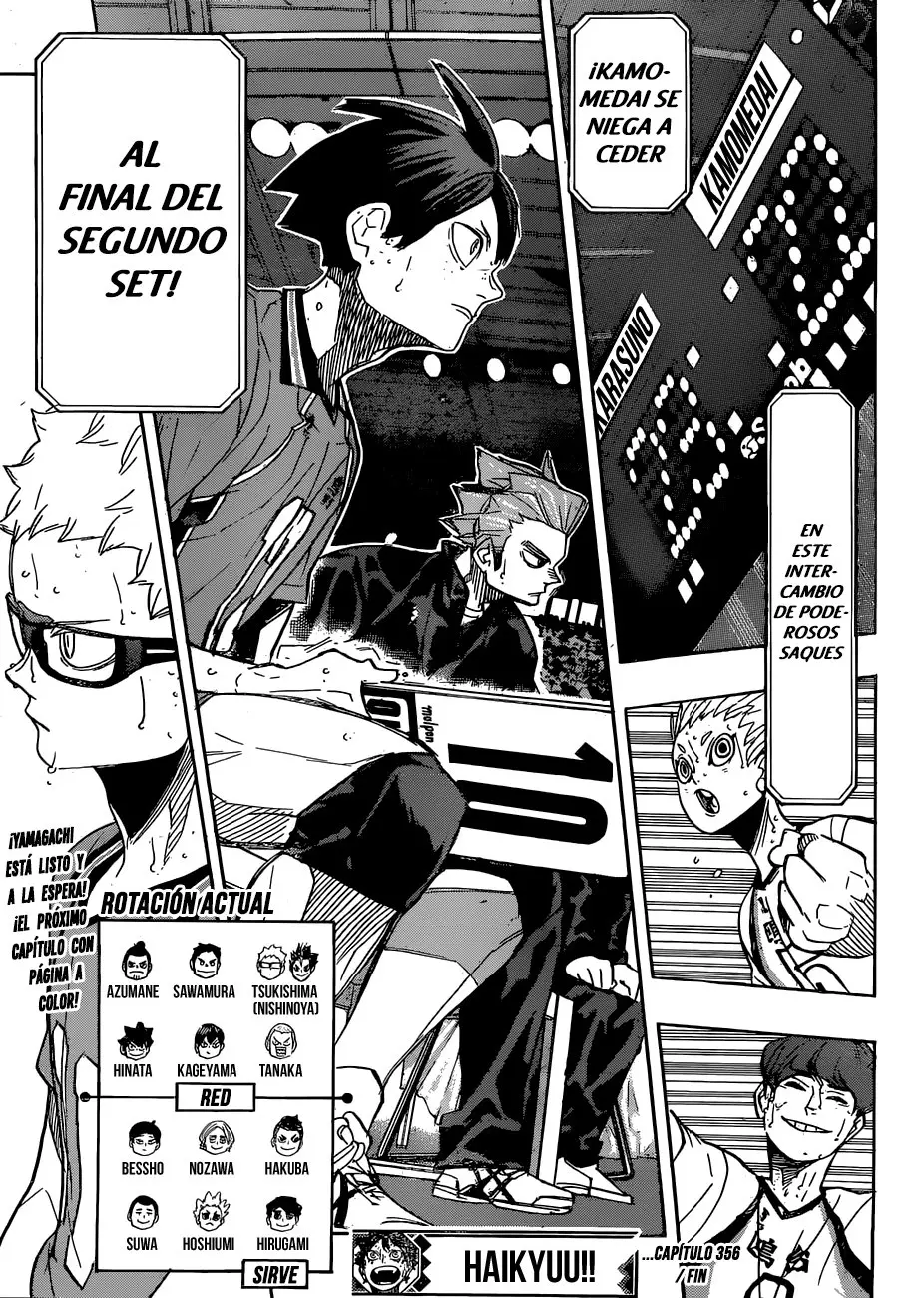 Haikyu!! capítulo 356, página 17