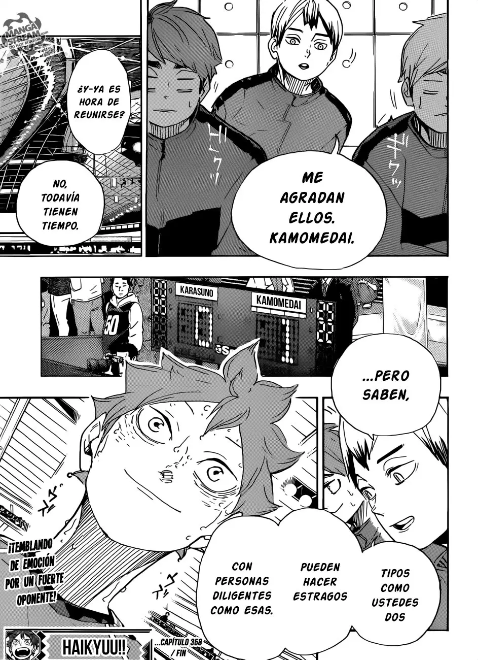 Haikyu!! capítulo 358, página 18