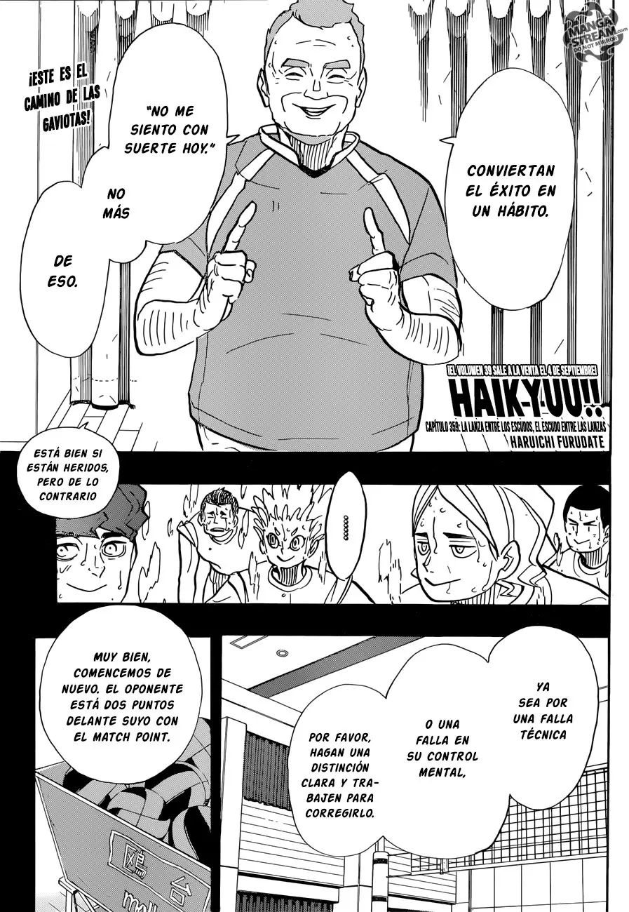 Haikyu!! capítulo 359, página 2